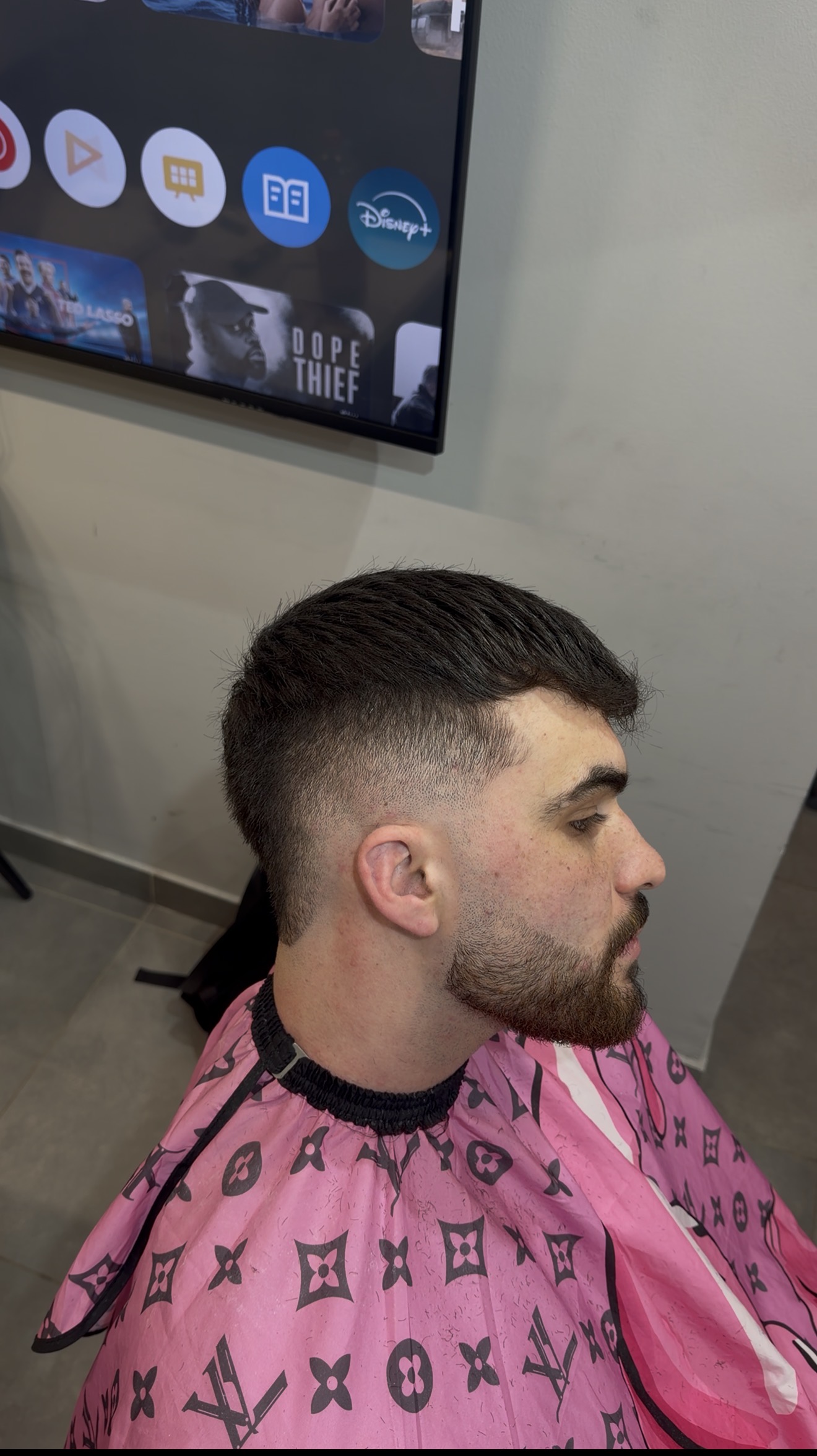 Haircut and beard by The Barber Engineer